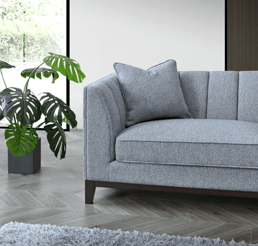 Aluxo Cooper 3-Seater Sofa in Luxurious Dolphin Boucle - Mid-Century Modern Elegance - UK Luxury Furniture